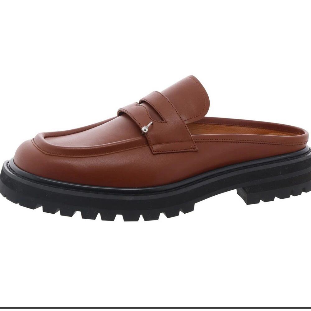 Marni Mens Sabot Mules Leather Loafers MSRP $935 EU 42